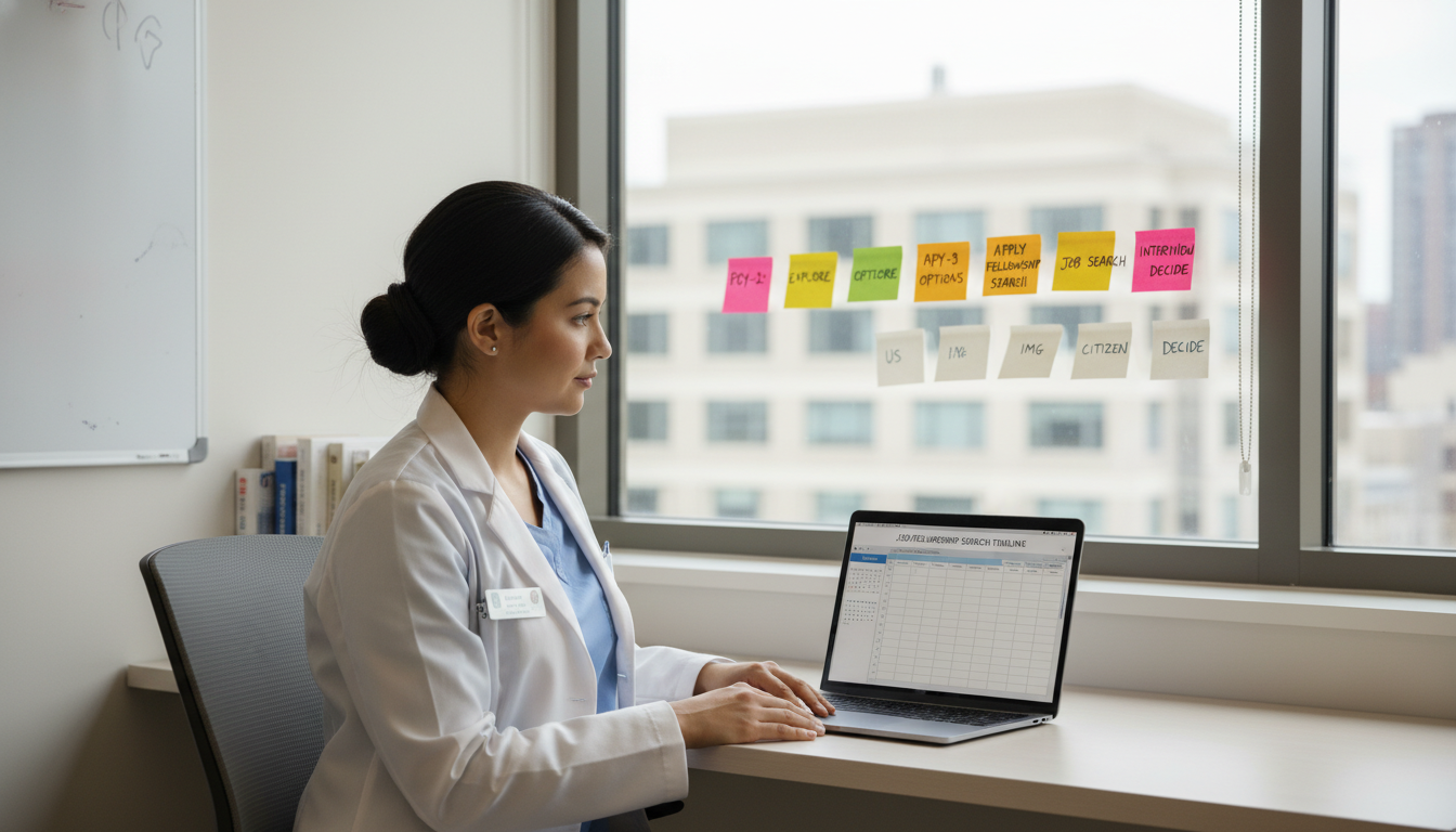 Medicine-Pediatrics Resident Mapping Out Job Search Timeline Medicine-Pediatrics Resident Mapping Out Job Search Timeline - US citizen IMG for Job Search Timing for US Citizen IMG in Med