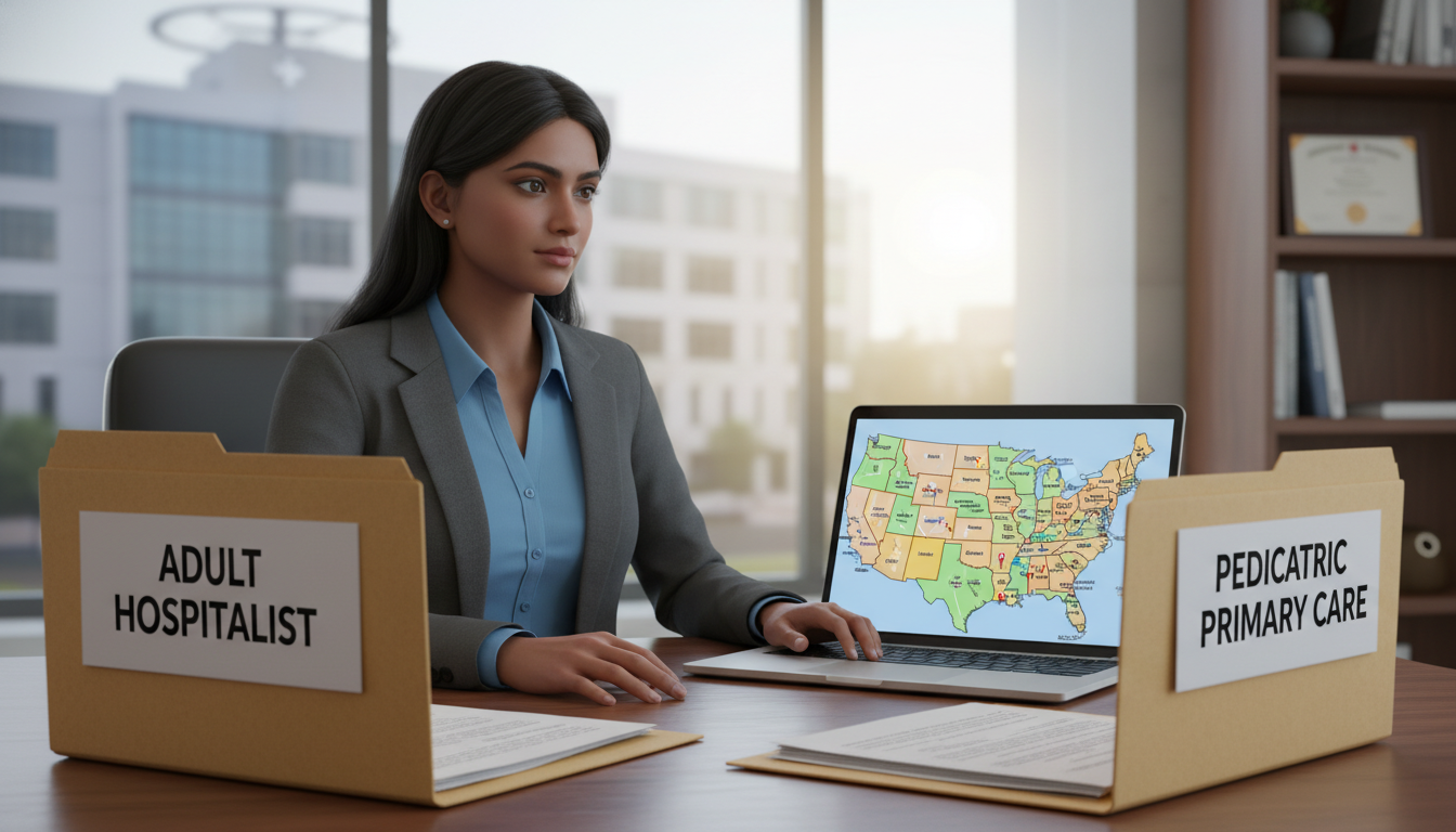 Medicine-Pediatrics Physician Considering Adult versus Pediatric Job Offers Medicine-Pediatrics Physician Considering Adult versus Pediatric Job Offers - US citizen IMG for Job Search Timing for US Cit