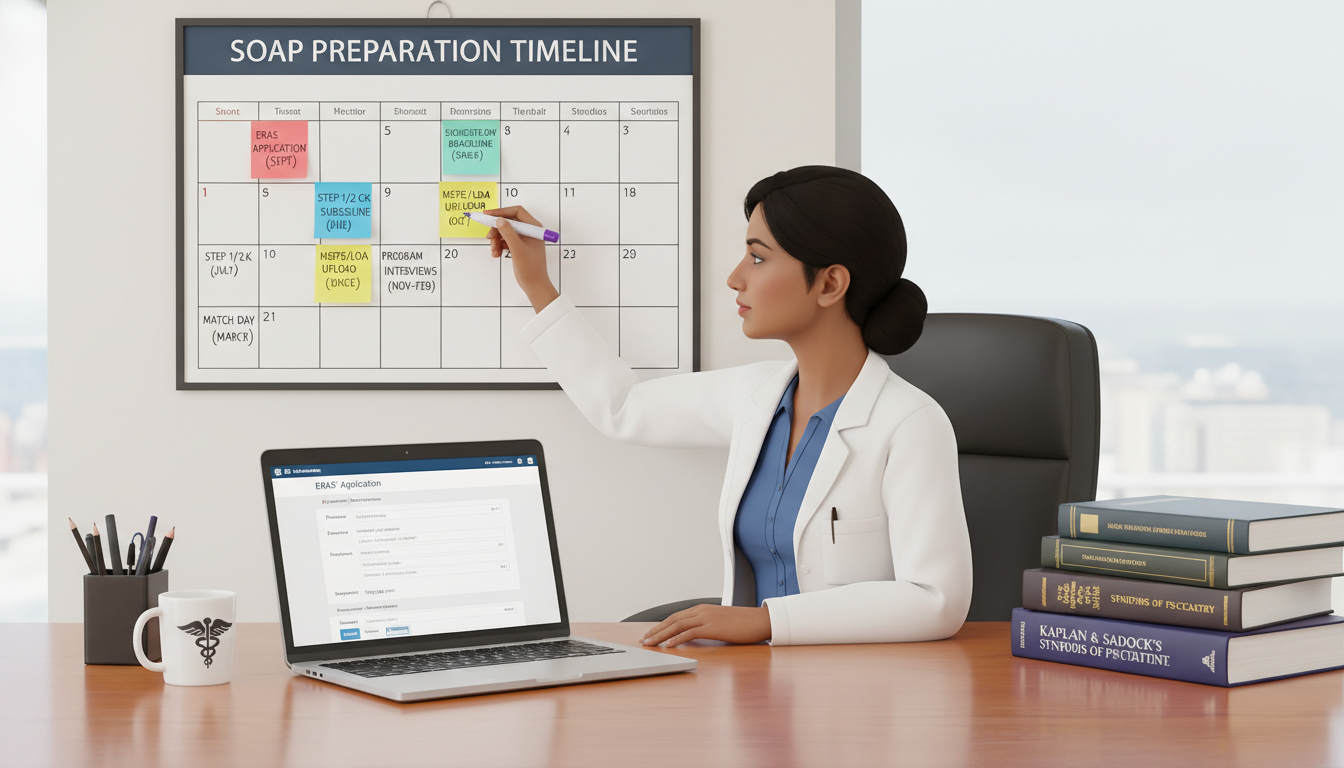 Residency SOAP preparation timeline - US citizen IMG for SOAP Preparation for US Citizen IMG in Medicine-Psychiatry