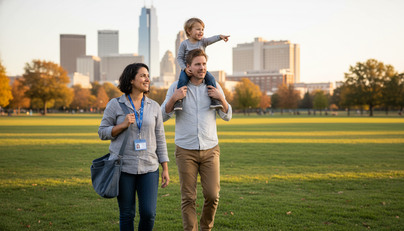 Medicine-psychiatry physician enjoying work-life balance outdoors Medicine-psychiatry physician enjoying work-life balance outdoors - US citizen IMG for Work-Life Balance Assessment for US Ci