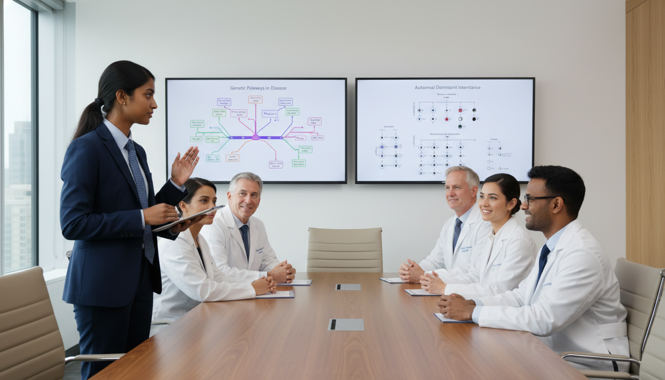 US citizen IMG asking questions at a medical genetics residency interview day US citizen IMG asking questions at a medical genetics residency interview day - US citizen IMG for Identifying Malignant Prog