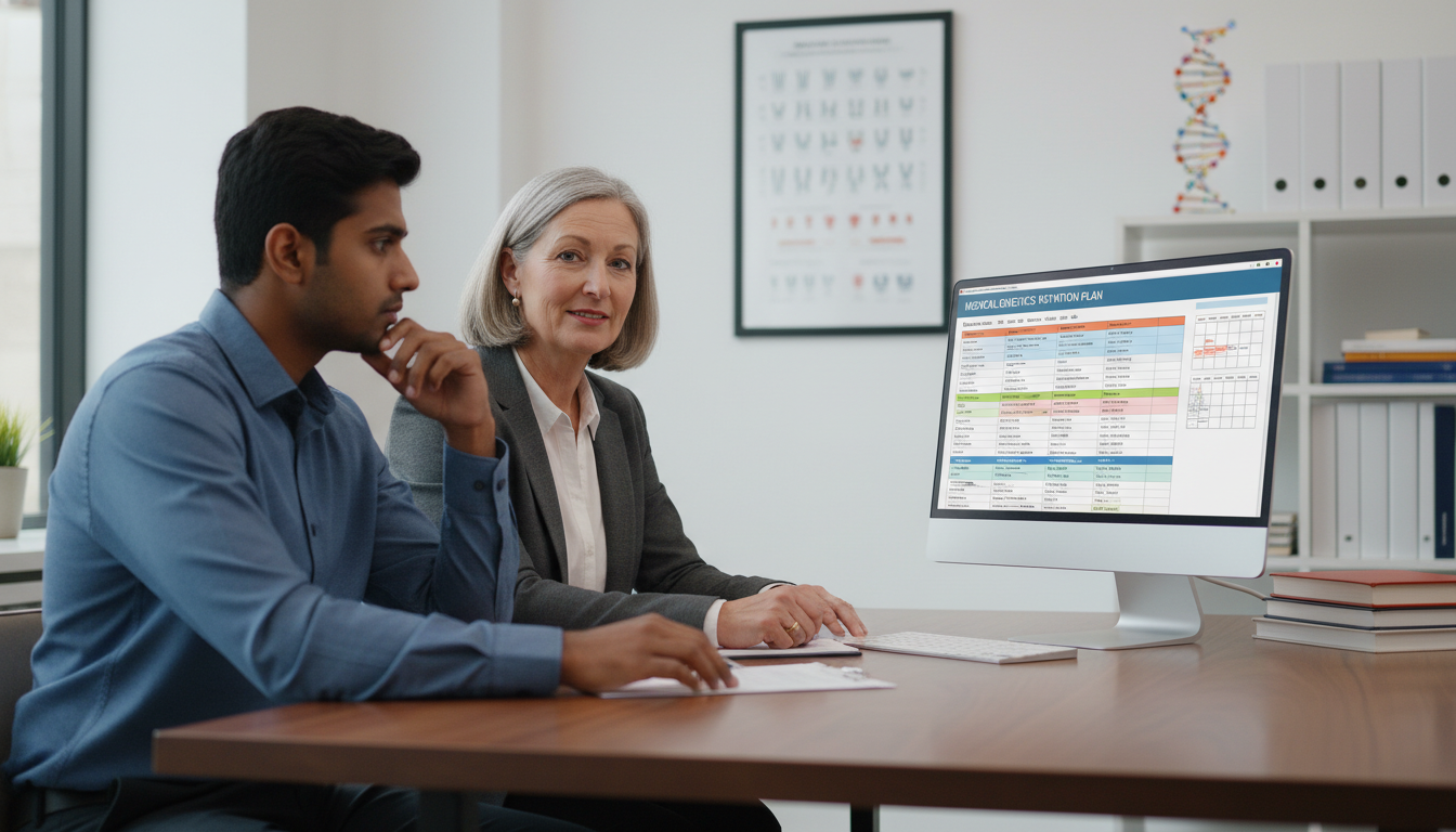 Medical genetics program director meeting with a medical resident Medical genetics program director meeting with a medical resident - US citizen IMG for Resident Turnover Warning Signs for US