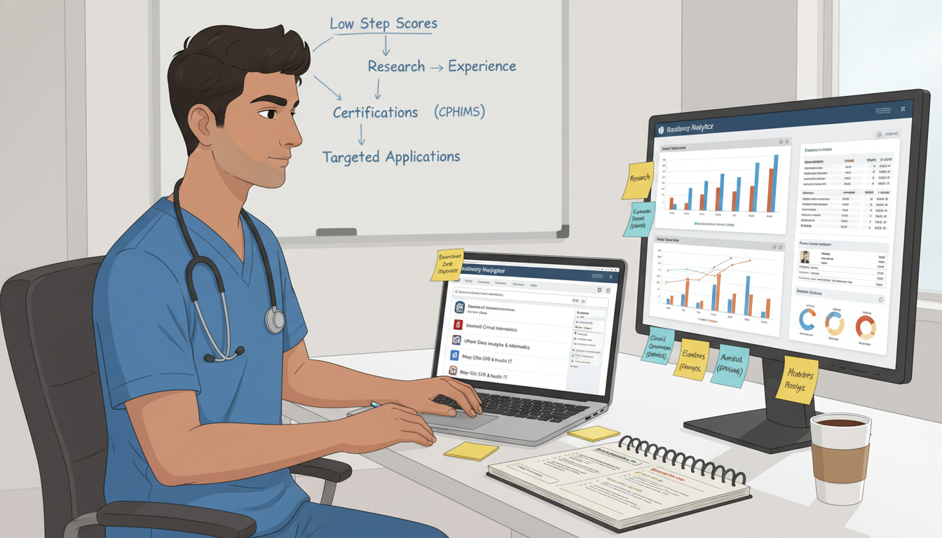 US citizen IMG reviewing residency program options with a focus on informatics - US citizen IMG for Low Step Score Strategies