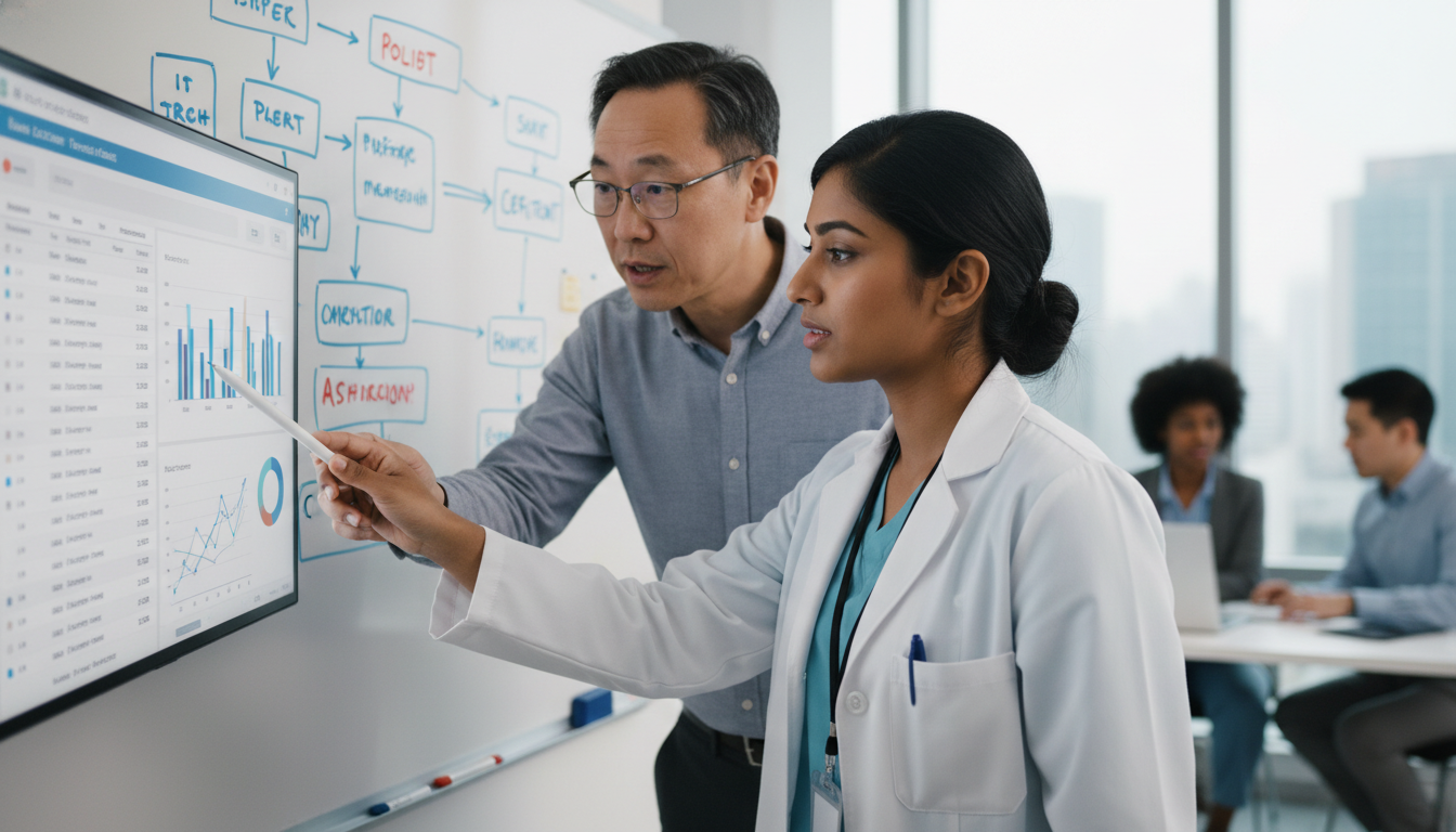 US citizen IMG collaborating on a clinical informatics project - US citizen IMG for Networking in Medicine for US Citizen IMG