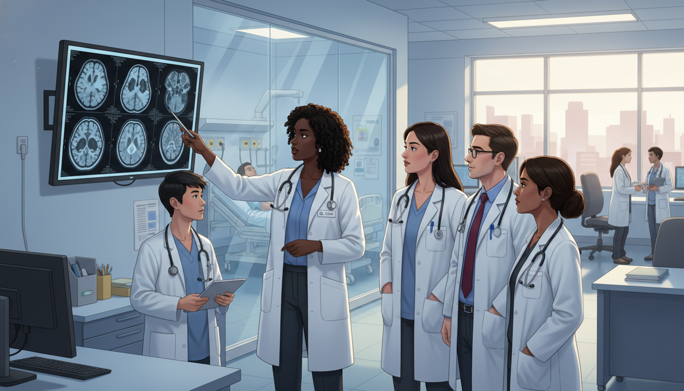 Academic Neurologist Teaching Residents in Stroke Unit Academic Neurologist Teaching Residents in Stroke Unit - US citizen IMG for Academic vs Private Practice for US Citizen IMG i