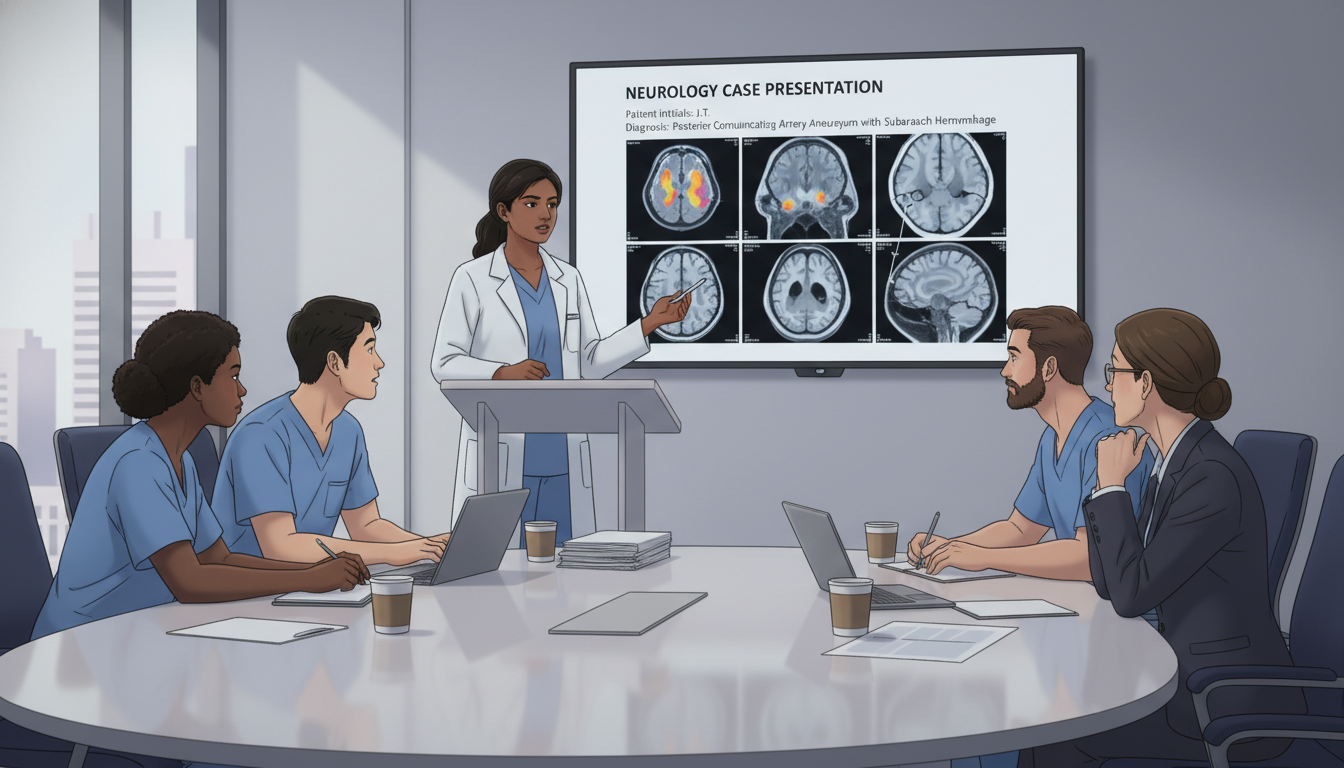 US citizen IMG presenting a neurology case during rounds US citizen IMG presenting a neurology case during rounds - US citizen IMG for Away Rotation Strategy for US Citizen IMG in Ne