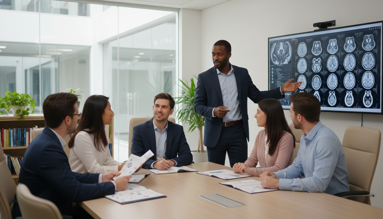 Neurology residency applicants during a pre-interview orientation Neurology residency applicants during a pre-interview orientation - US citizen IMG for Questions to Ask Programs for US Citiz