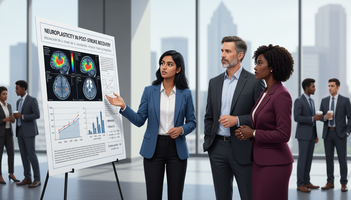 Neurology resident presenting research poster Neurology resident presenting research poster - US citizen IMG for Research During Residency for US Citizen IMG in Neurology