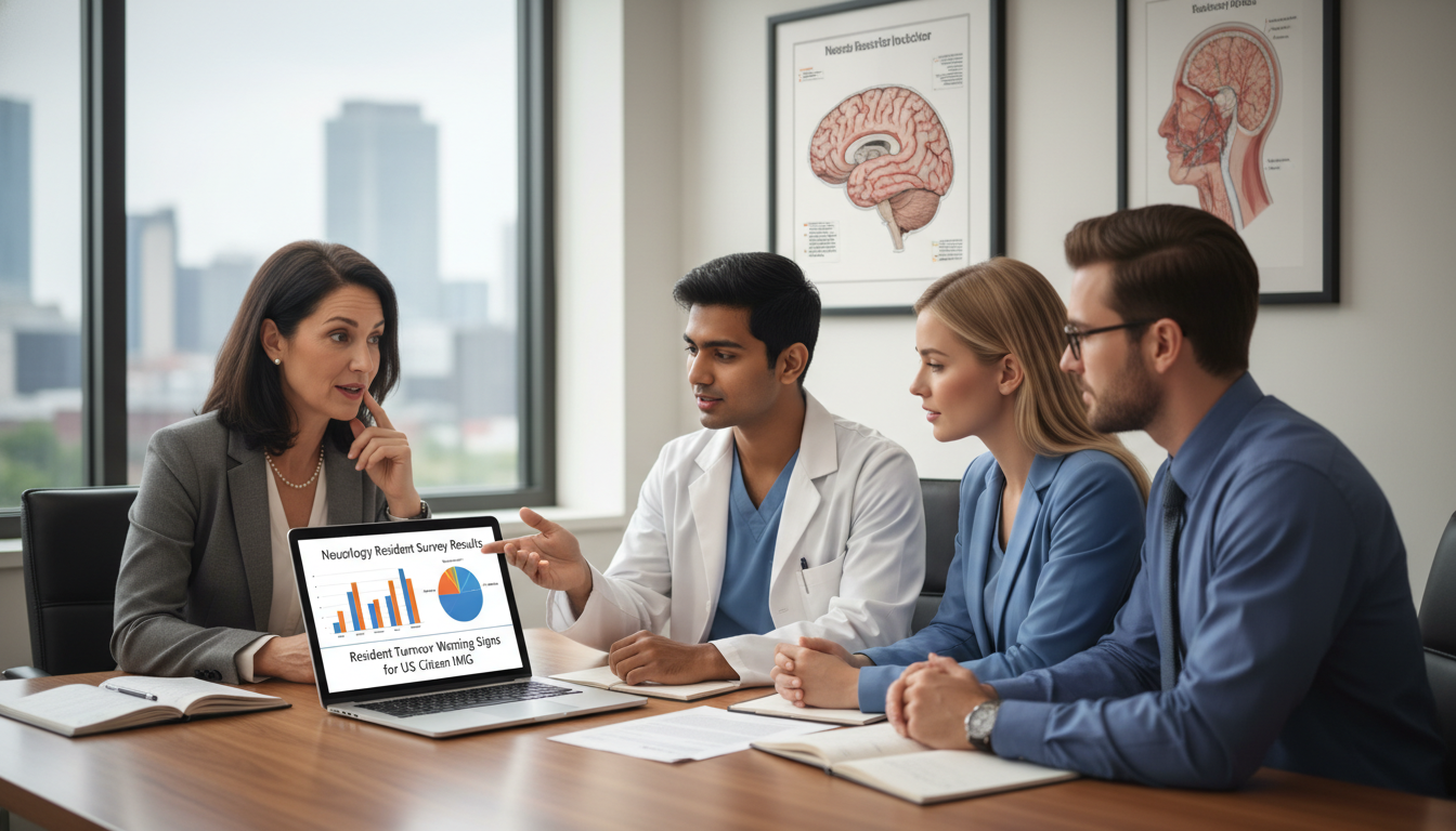 Neurology program director meeting with residents Neurology program director meeting with residents - US citizen IMG for Resident Turnover Warning Signs for US Citizen IMG in