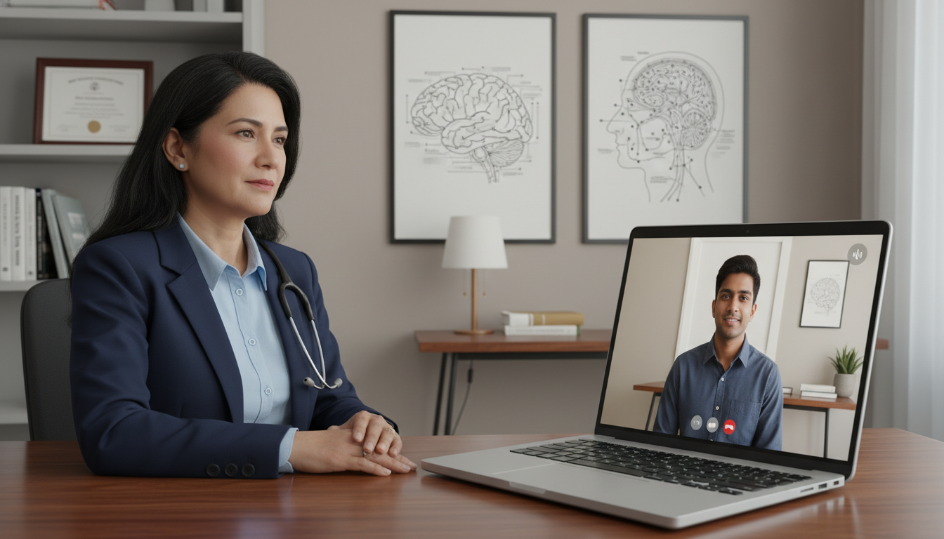 Neurology program director interviewing a SOAP applicant via video call - US citizen IMG for SOAP Preparation for US Citizen
