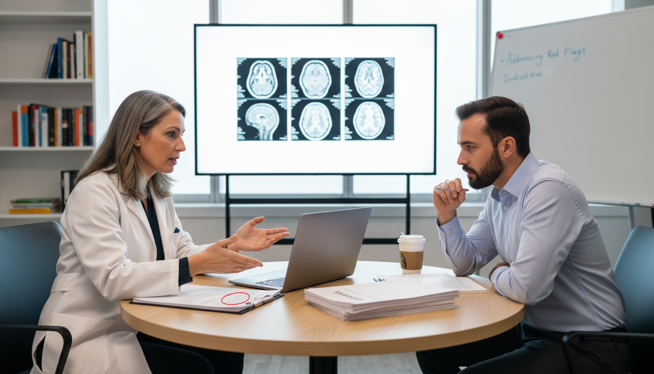 US citizen IMG discussing neurosurgery application red flags with a mentor US citizen IMG discussing neurosurgery application red flags with a mentor - US citizen IMG for Addressing Red Flags for US C