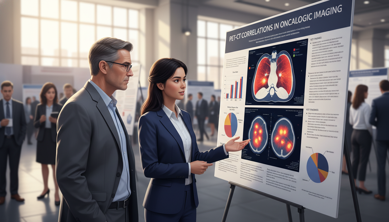 US citizen IMG presenting a nuclear medicine research poster US citizen IMG presenting a nuclear medicine research poster - US citizen IMG for CV Building for US Citizen IMG in Nuclear M