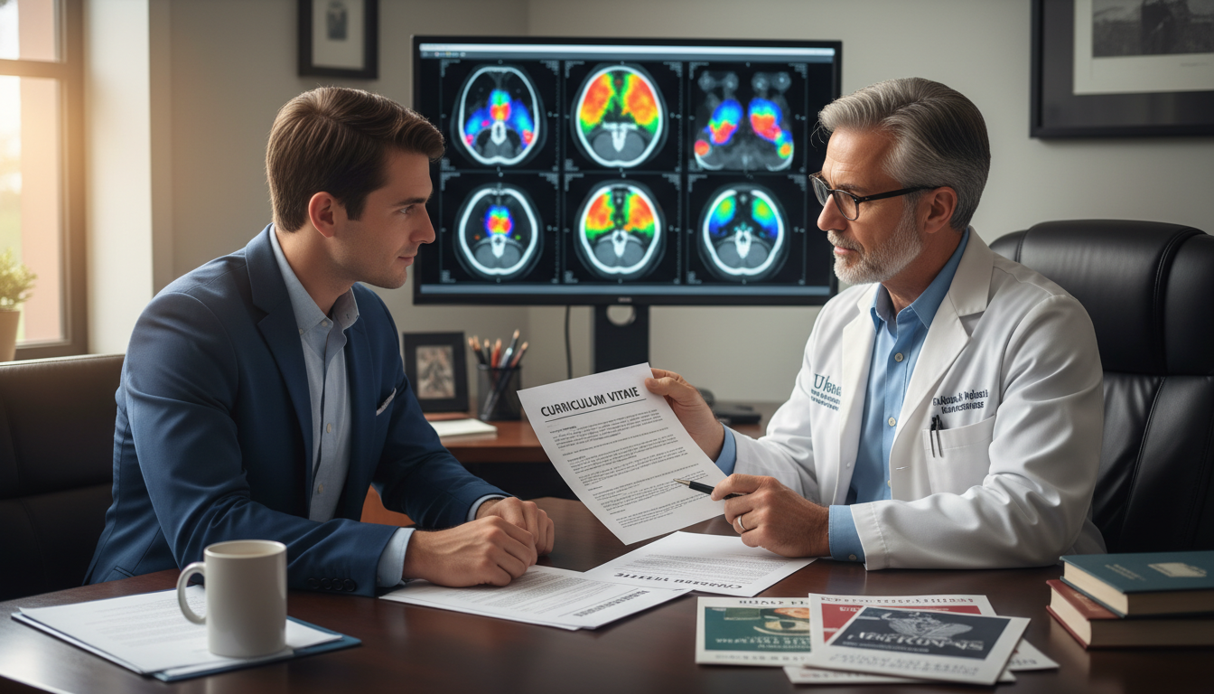 Nuclear medicine faculty and US citizen IMG discussing residency application strategy Nuclear medicine faculty and US citizen IMG discussing residency application strategy - US citizen IMG for Pre-Match Communic