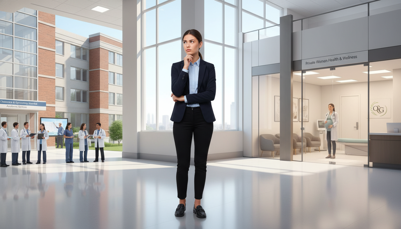 Choosing Between Academic and Private Practice for IMG OB GYNs