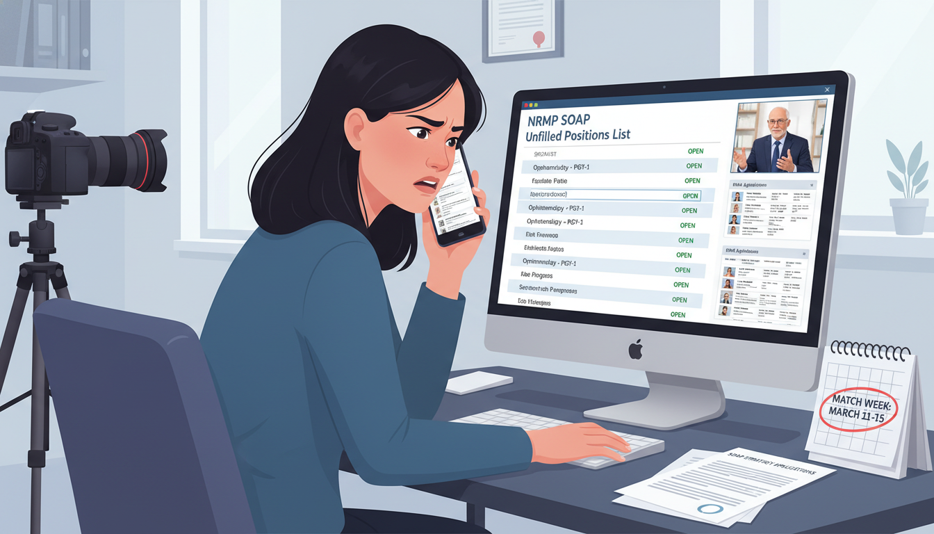 Match Week SOAP strategy in action - US citizen IMG for SOAP Preparation for US Citizen IMG in Ophthalmology