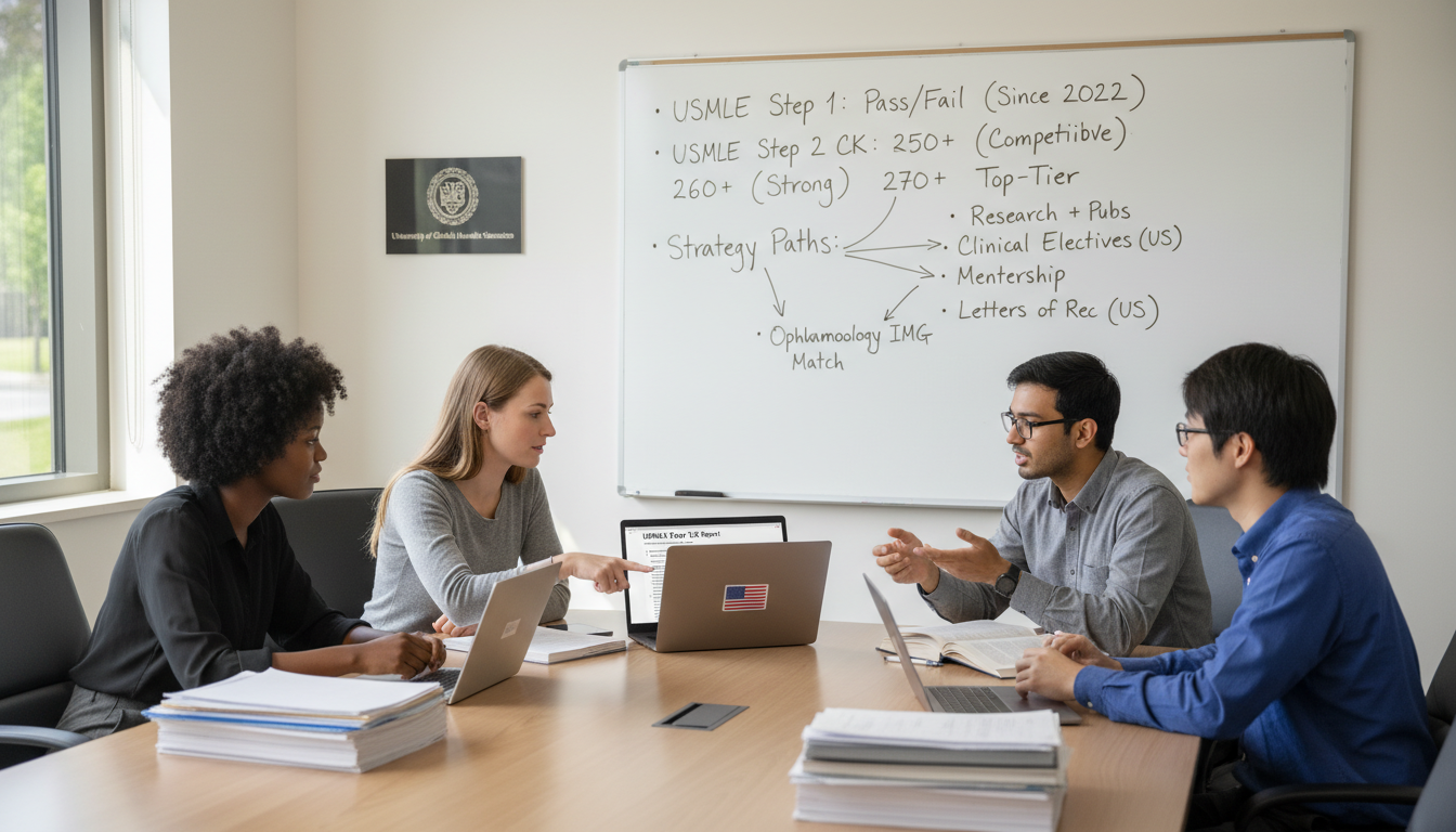 US citizen IMG evaluating Step score competitiveness for ophthalmology - US citizen IMG for Step Score Strategy for US Citize