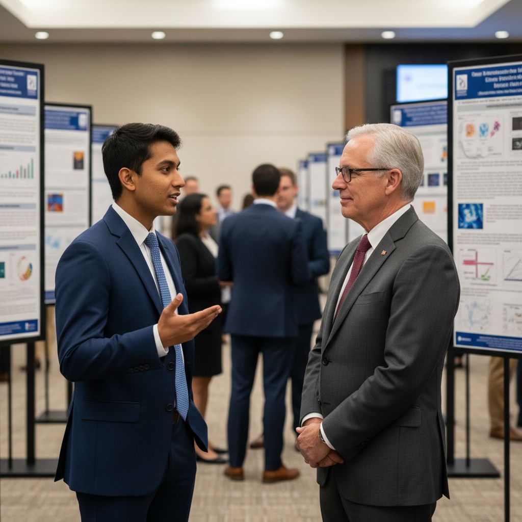 US citizen IMG networking with pathology faculty at academic conference US citizen IMG networking with pathology faculty at academic conference - US citizen IMG for CV Building for US Citizen IMG i