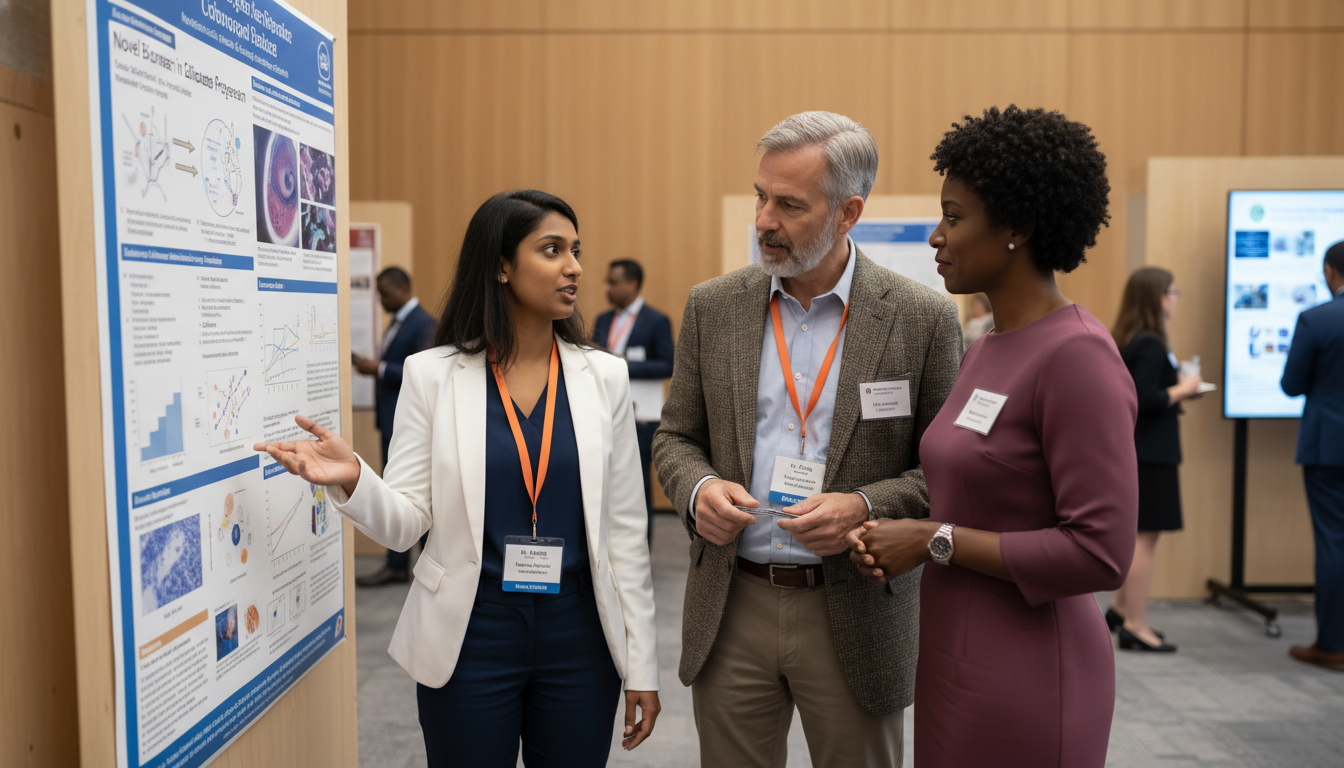 Pathology resident networking at a professional conference - US citizen IMG for Fellowship Preparation for US Citizen IMG in