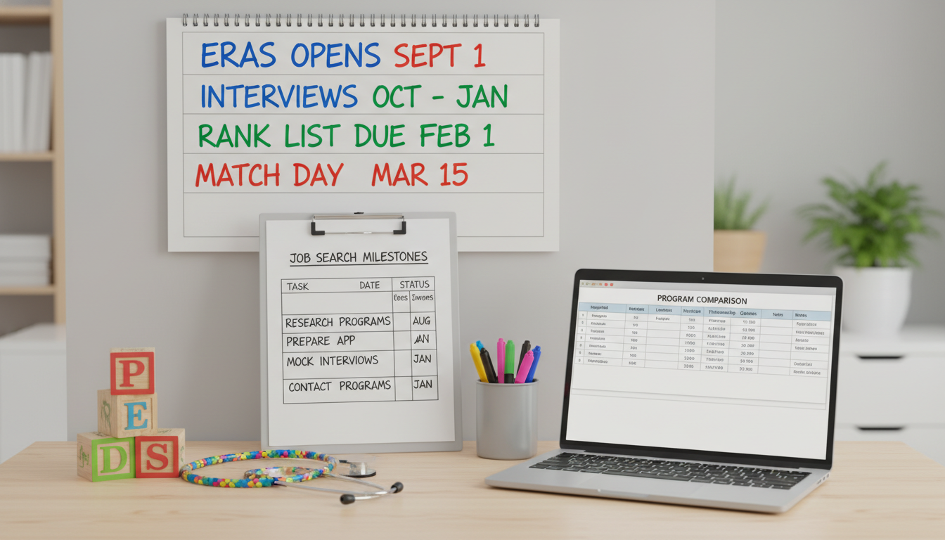 Timeline planning for pediatric residency job search Timeline planning for pediatric residency job search - US citizen IMG for Job Search Timing for US Citizen IMG in Pediatrics