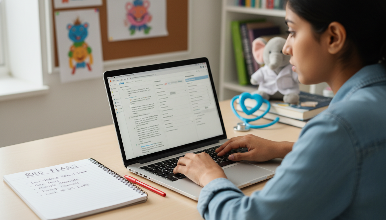 Pediatrics residency applicant preparing red flag explanations Pediatrics residency applicant preparing red flag explanations - US citizen IMG for Addressing Red Flags for US Citizen IMG i