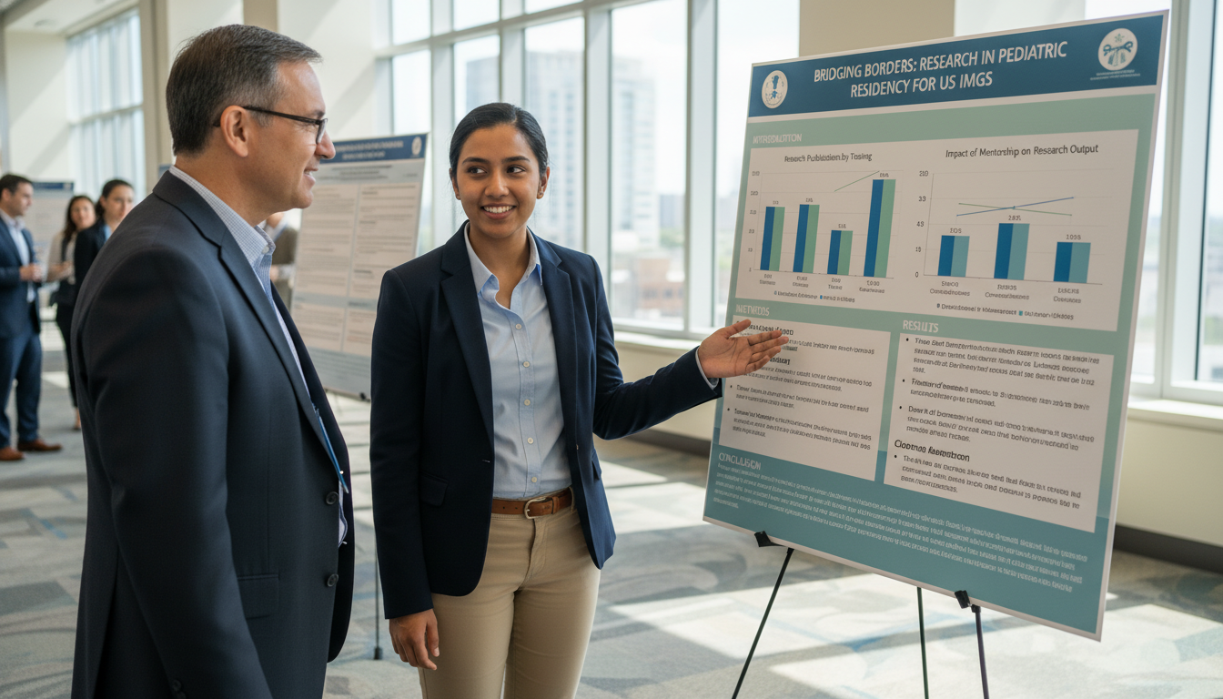 Pediatric resident presenting research at a conference - US citizen IMG for Research During Residency for US Citizen IMG in P