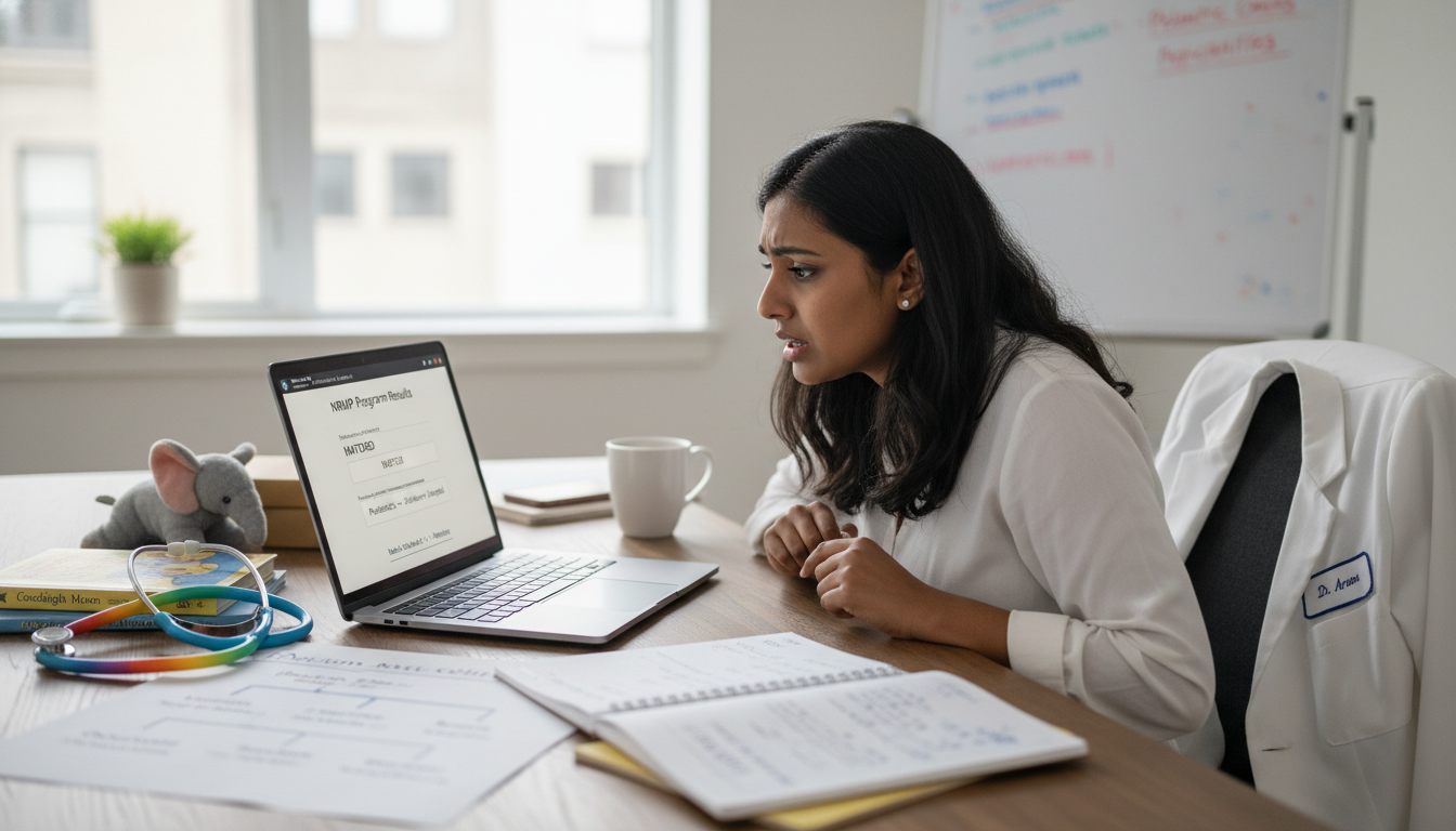 Medical student checking SOAP results during Match Week - US citizen IMG for SOAP Preparation for US Citizen IMG in Pediatric