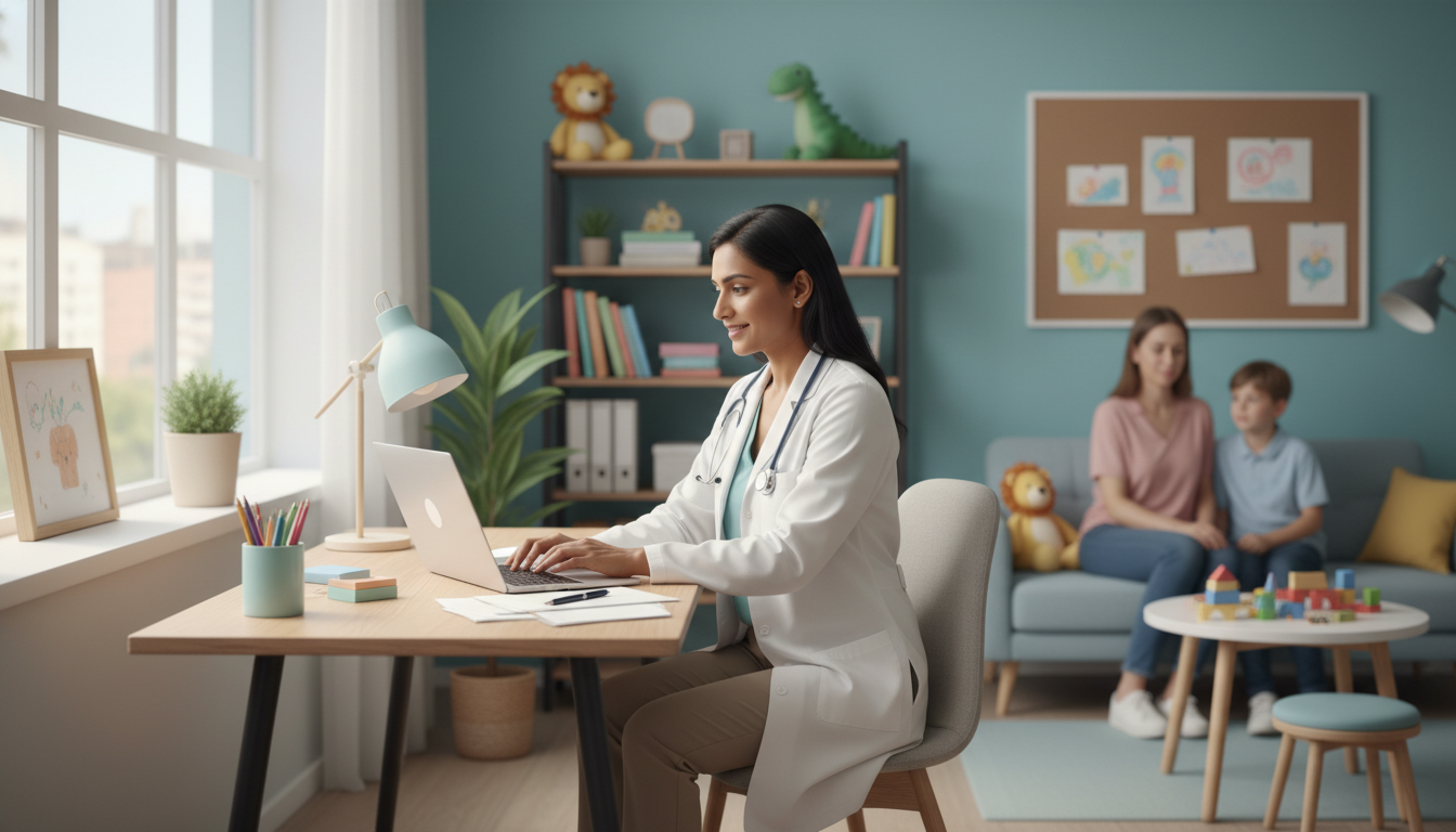 Pediatric-psychiatry physician in a modern private practice clinic Pediatric-psychiatry physician in a modern private practice clinic - US citizen IMG for Academic vs Private Practice for US C