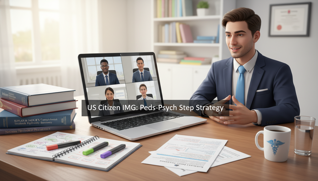 US citizen IMG interviewing for pediatrics-psychiatry residency - US citizen IMG for Step Score Strategy for US Citizen IMG i