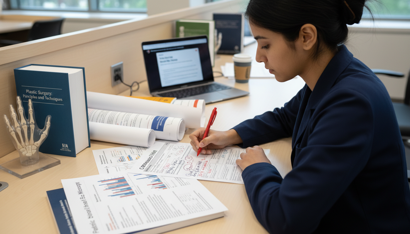 Medical student revising research and publications section on plastic surgery CV Medical student revising research and publications section on plastic surgery CV - US citizen IMG for CV Building for US Citi