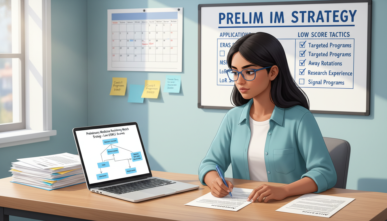 Low Step Score Strategies for US Citizen IMGs in Preliminary Medicine