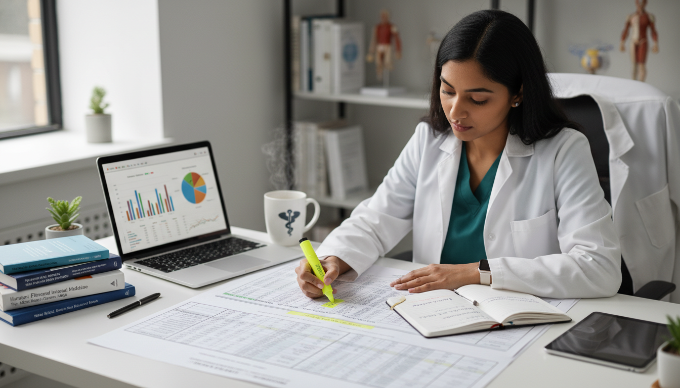 US citizen IMG reviewing a ranked list of preliminary medicine residency programs - US citizen IMG for Program Selection Stra