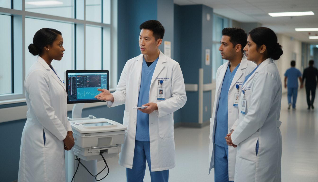 Medical student presenting a surgical case to attending Medical student presenting a surgical case to attending - US citizen IMG for Away Rotation Strategy for US Citizen IMG in Pre
