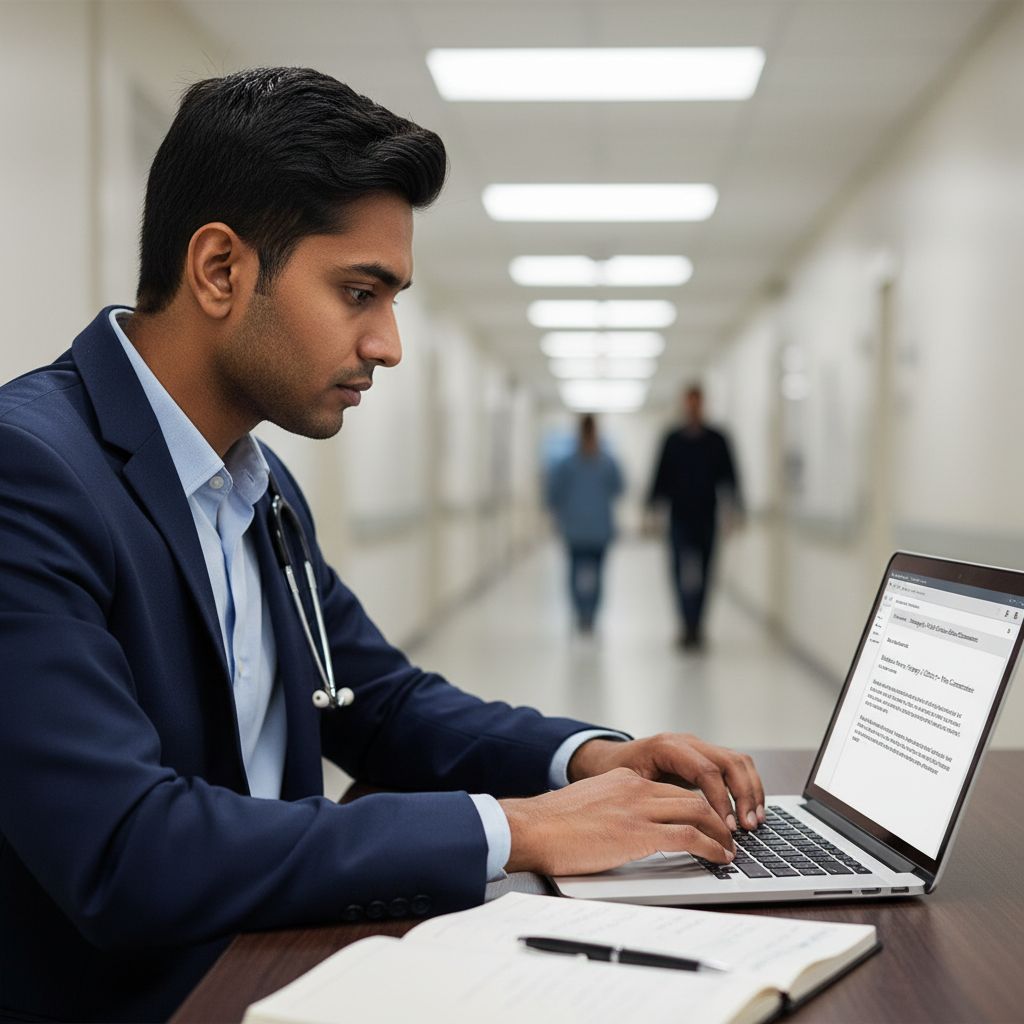 Resident writing professional email to surgery program Resident writing professional email to surgery program - US citizen IMG for Pre-Match Communication for US Citizen IMG in Pre