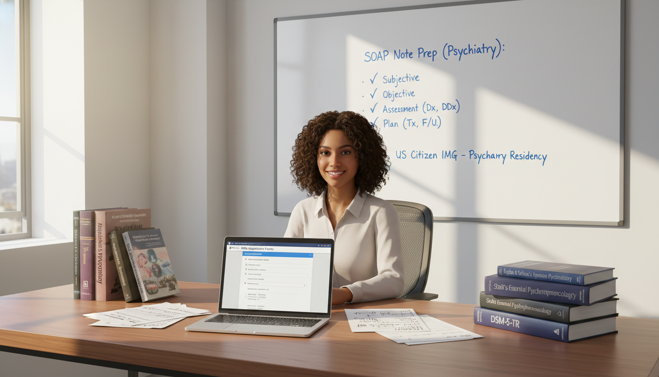 Essential SOAP Preparation Guide for US Citizen IMGs in Psychiatry Residency