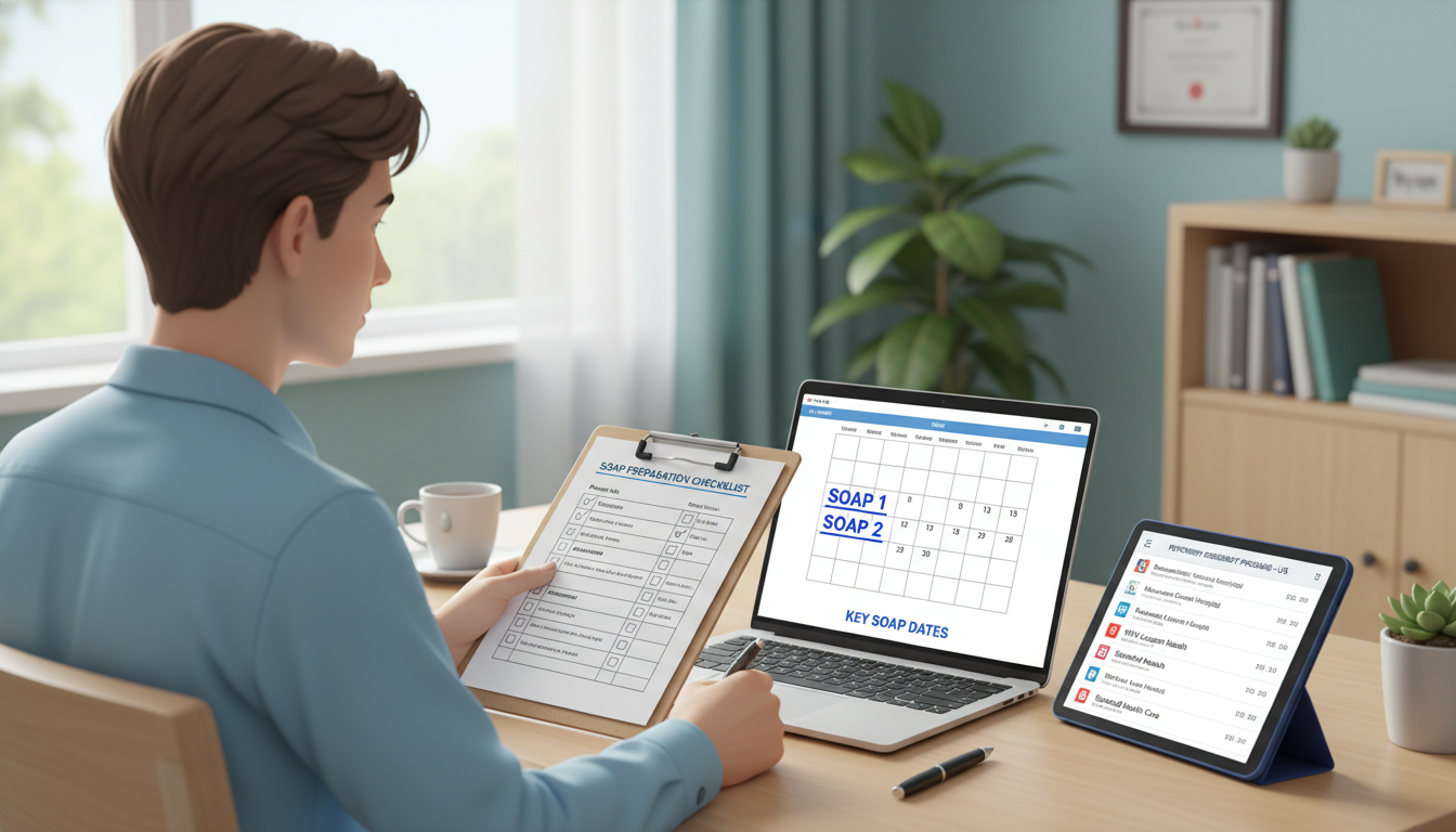Psychiatry SOAP applicant reviewing strategy and timelines - US citizen IMG for SOAP Preparation for US Citizen IMG in Psychi