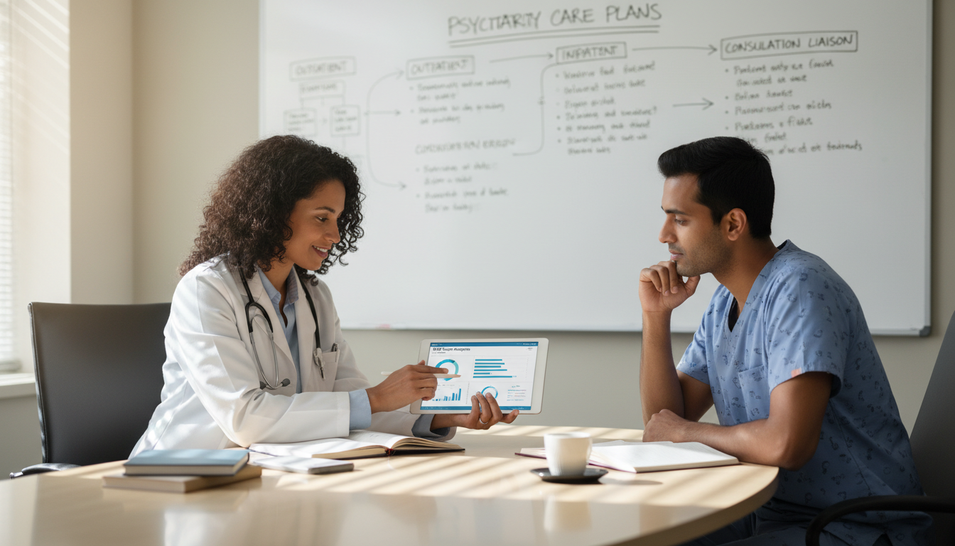 Psychiatry attending and IMG student discussing performance Psychiatry attending and IMG student discussing performance - US citizen IMG for Step Score Strategy for US Citizen IMG in Ps