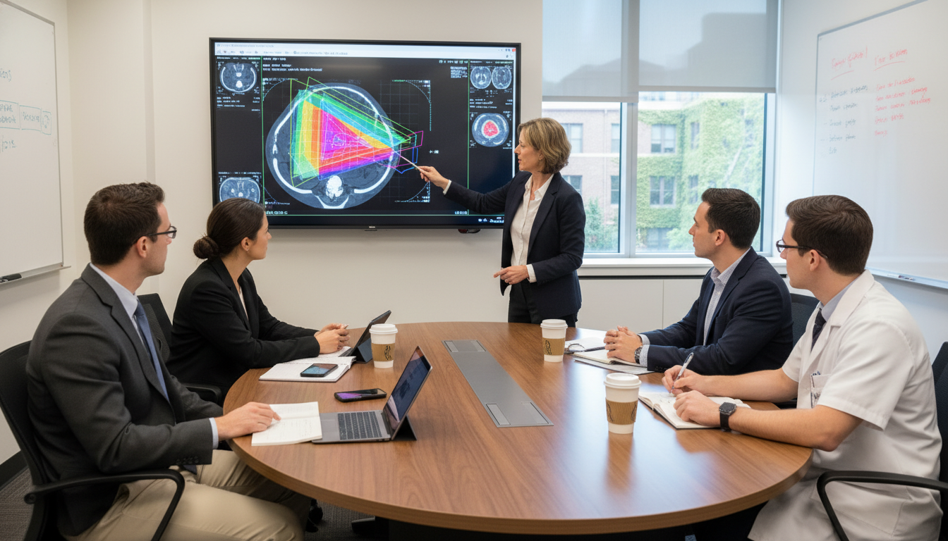 Radiation oncology department education conference with residents and student Radiation oncology department education conference with residents and student - US citizen IMG for Away Rotation Strategy for