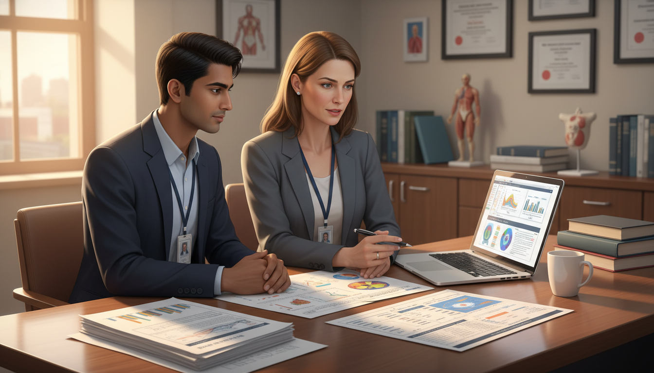 Medical student meeting a radiation oncologist mentor - US citizen IMG for Networking in Medicine for US Citizen IMG in Radia