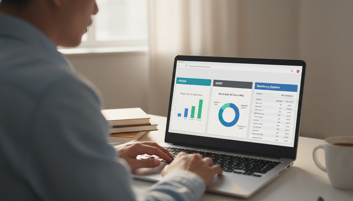 US citizen IMG reviewing NRMP and FREIDA data US citizen IMG reviewing NRMP and FREIDA data - US citizen IMG for How to Research Programs for US Citizen IMG in Radiation O