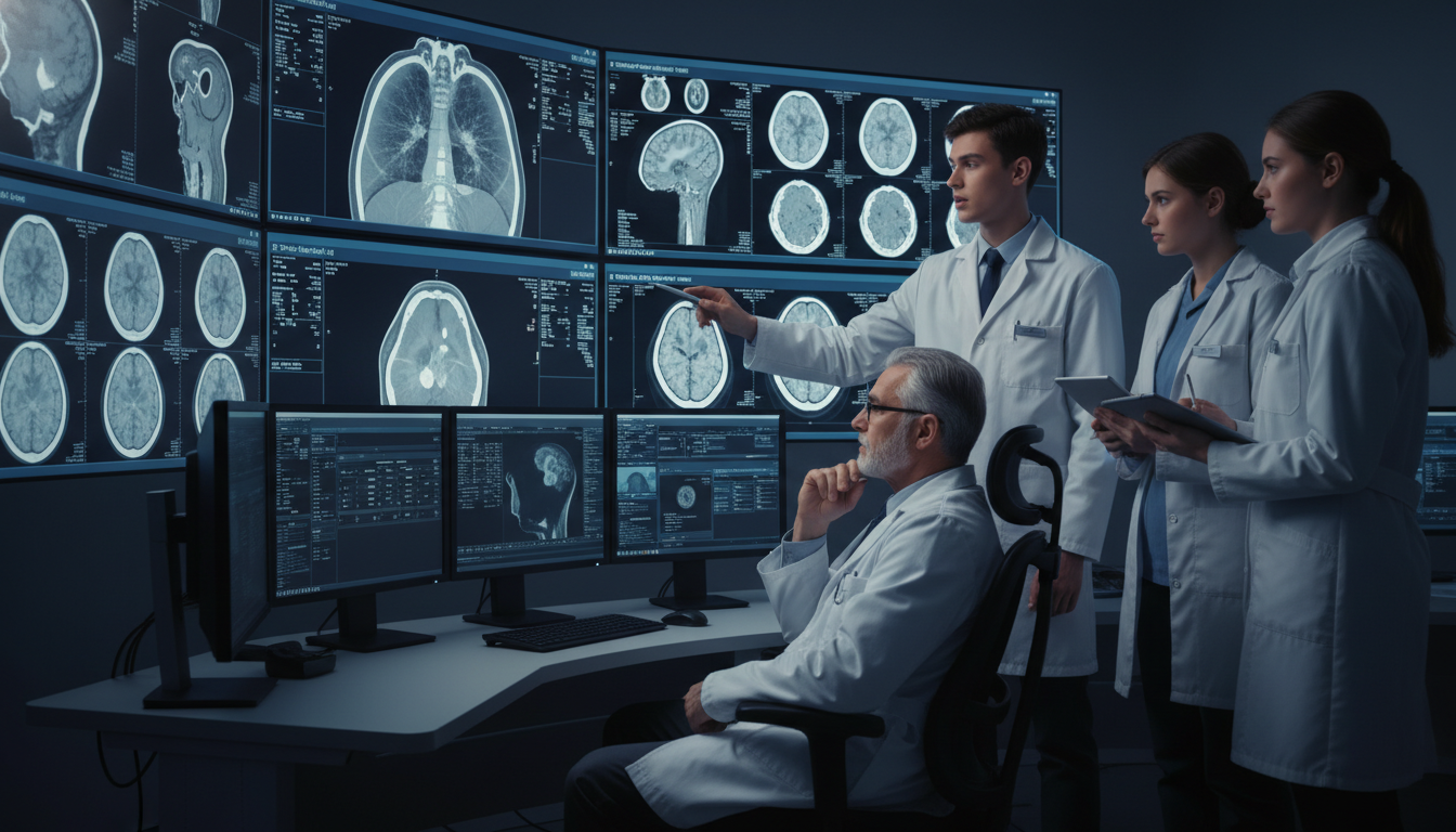 Medical student presenting a radiology case during an away rotation Medical student presenting a radiology case during an away rotation - US citizen IMG for Away Rotation Strategy for US Citize