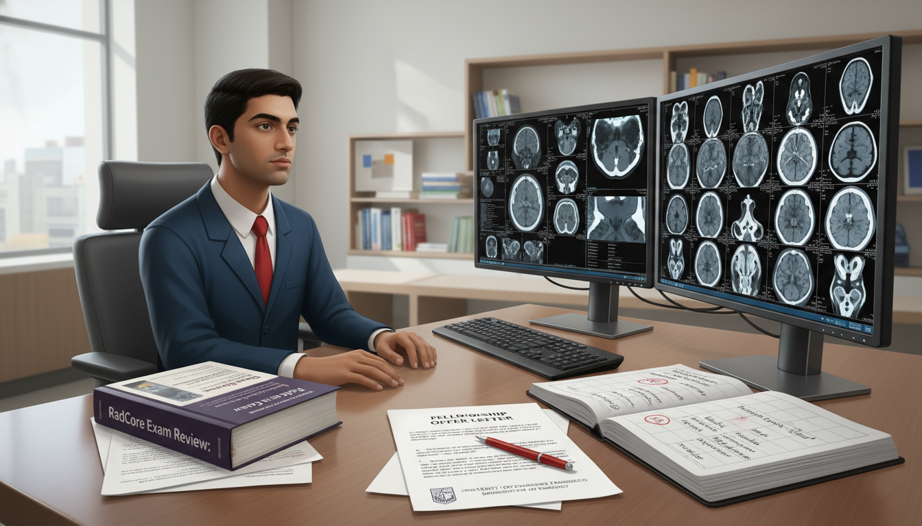 Radiology fellow reviewing board prep and fellowship goals Radiology fellow reviewing board prep and fellowship goals - US citizen IMG for Fellowship Preparation for US Citizen IMG in