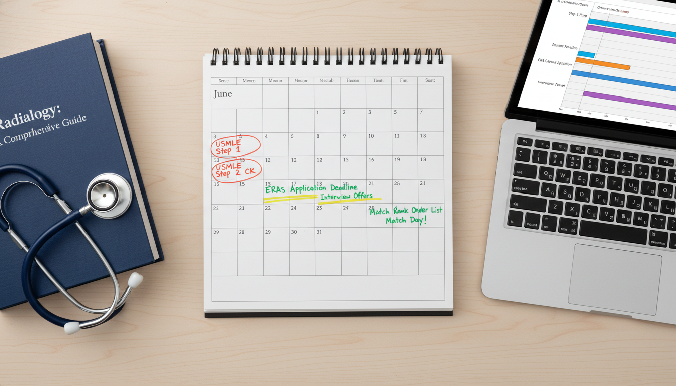 US citizen IMG mapping Step exam and radiology application timeline - US citizen IMG for Step Score Strategy for US Citizen I