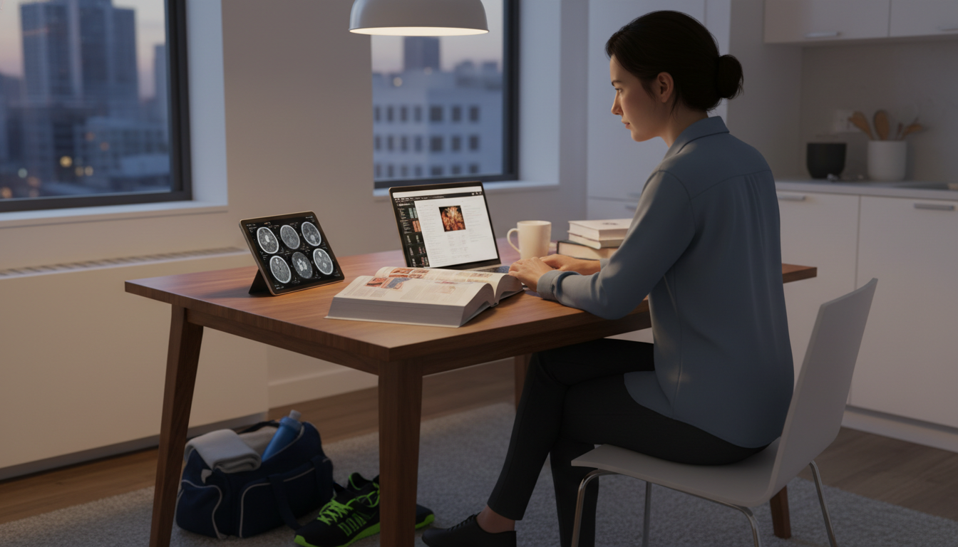 Radiology resident balancing study and personal life Radiology resident balancing study and personal life - US citizen IMG for Work-Life Balance Assessment for US Citizen IMG in