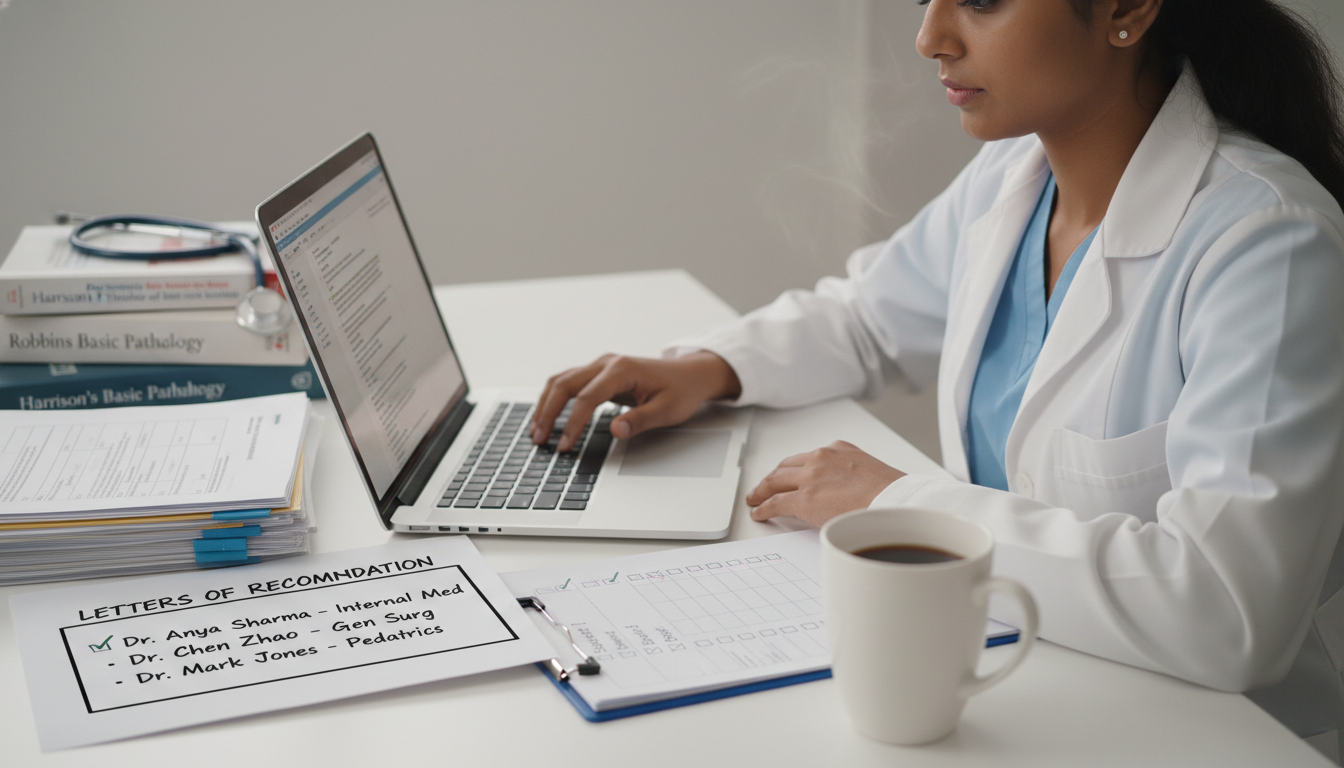 Medical student preparing application documents and letters of recommendation Medical student preparing application documents and letters of recommendation - US citizen IMG for Letters of Recommendation