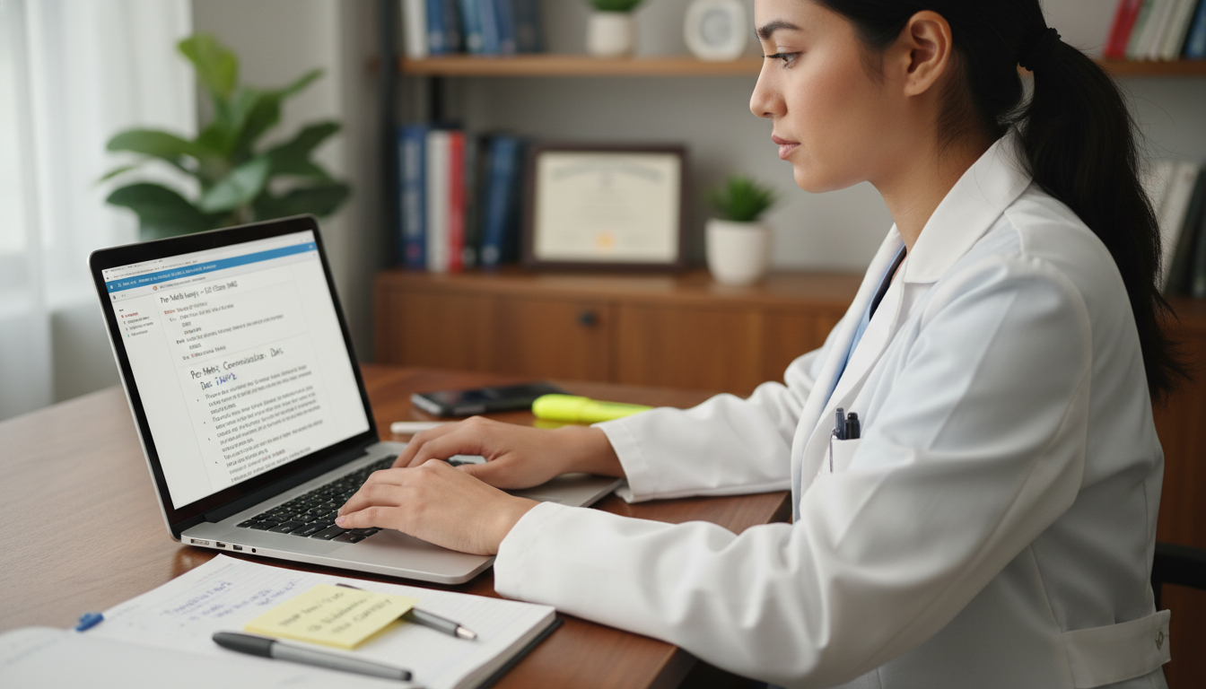 Residency applicant composing professional pre-match email Residency applicant composing professional pre-match email - US citizen IMG for Pre-Match Communication for US Citizen IMG in