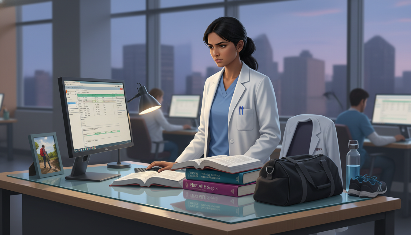 Resident balancing clinical work, study, and personal life Resident balancing clinical work, study, and personal life - US citizen IMG for Work-Life Balance Assessment for US Citizen I