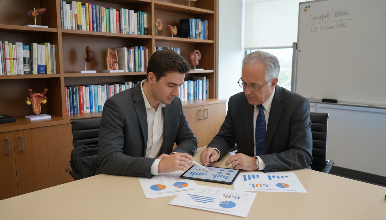 US citizen IMG applicant discussing surgical case volume during a urology residency interview - US citizen IMG for Case Volum