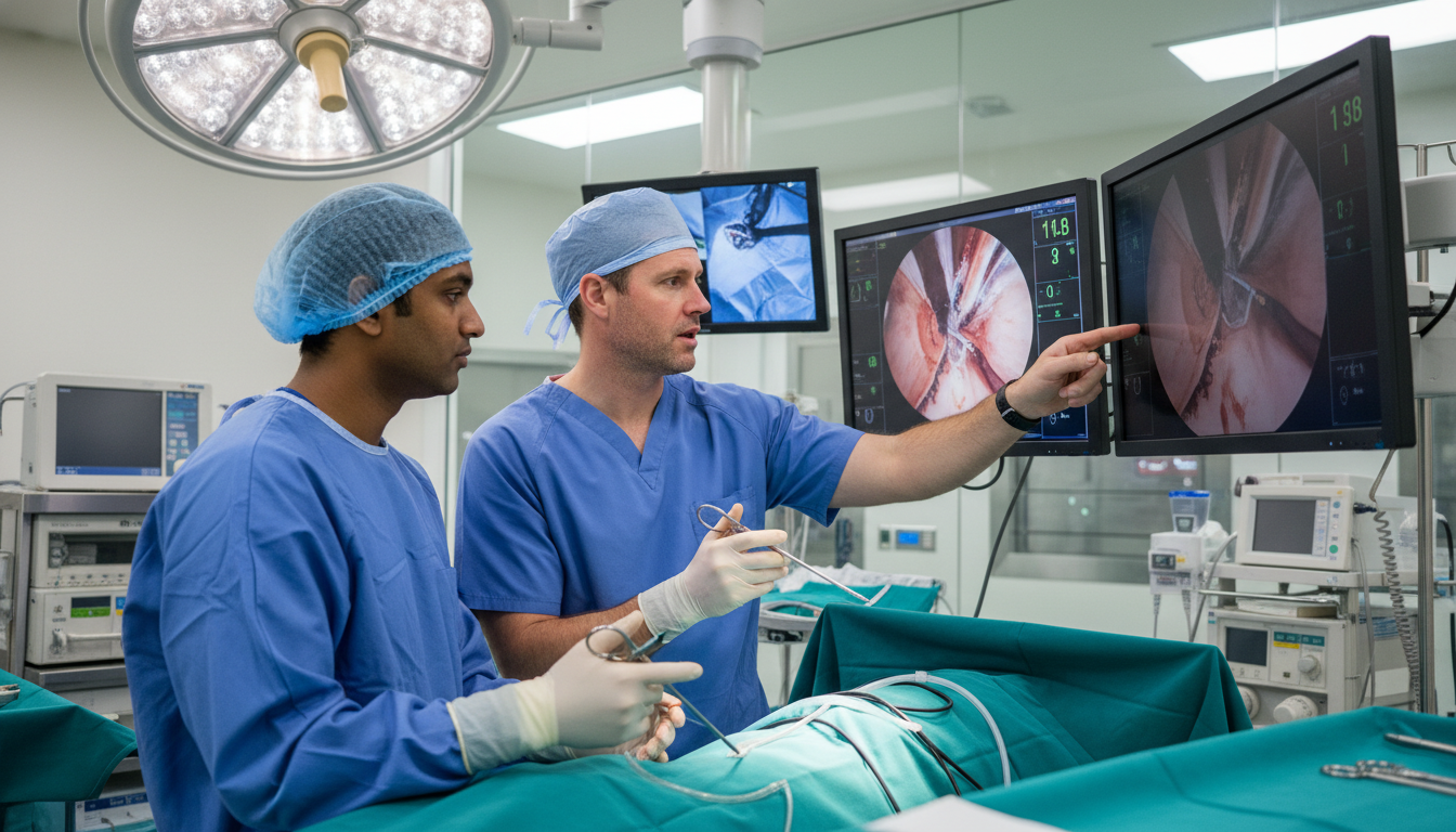 US citizen IMG working with a urology attending in the operating room US citizen IMG working with a urology attending in the operating room - US citizen IMG for Letters of Recommendation for US C