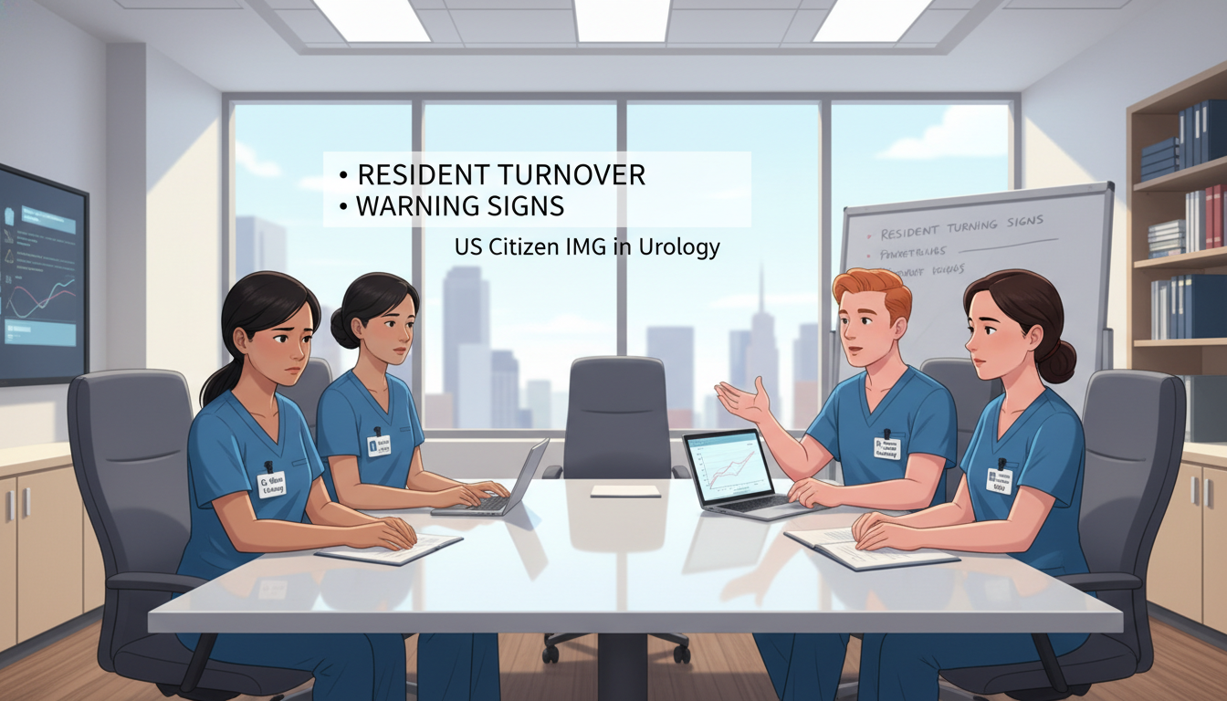 Recognizing Resident Turnover Warning Signs in Urology for US Citizen IMGs