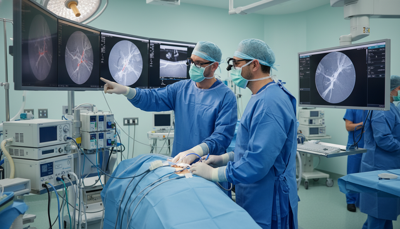 Vascular surgery resident performing endovascular procedure under supervision - US citizen IMG for Case Volume Evaluation for